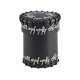 Black Elven Leather Dice Cup, Q-Workshop