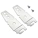 8269145 2-Pack Undercounter Dishwasher Bracket Replacement with Screws for Whirlpool, Compatible for Sears, Kenmore, Amana, Jenn-Air, Crosley, Maytag, Roper, Kitchenaid and Magic Chef