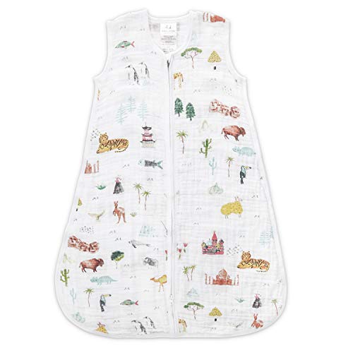image for aden + anais Classic Sleeping Bag, 100% Cotton Muslin, Wearable Baby B