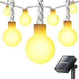 Solar Outdoor String Lights, Kohree 50 LED Globe String Fairy Lights Decorative Lights for Garden, Patio, Yard, Home, Tree, Parties