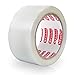 XFasten Filament Duct Tape, Transparent, 2 Inches x 30 Yards, Extreme Fiberglass Reinforced Cross Strapping Tape