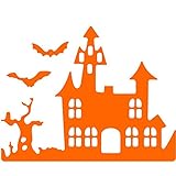 Lavany Happy Halloween Metal Cutting Dies Stencils Scrapbooking Die-Cuts Embossing Cards DIY Crafts (C)