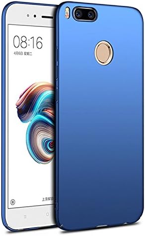 Kaira [Full Coverage] All Sides Protection 4 Cut 360 Degree Sleek Rubberised Matte Hard Case Back Cover for Xiaomi Mi A1 (Blue)