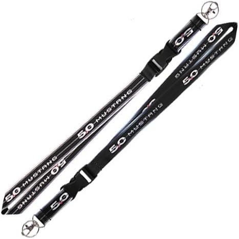 Brickel Racing BDFMSL194 Ford 5.0 Mustang Sublimated Lanyard-Keychain By B Elite Designs -BDFMSL194