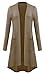Cardigan Sweaters for Women Knitwears Long Sleeve Solid Button Down Casual Cardigans 2X-Large Mocha
