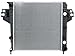 Auto Shack RK973 Aluminum Radiator