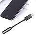 iPhone 7 and iPhone 7 Plus Headphone Adapter,Lightning to 3.5mm Headphone Jack, Connector to 3.5mm Audio Cable Adapter, Black 2PACK