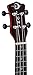 Luna Vintage Mahogany Soprano Ukulele, Red Satin