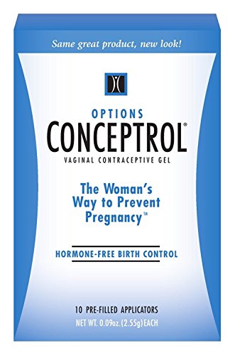 Options Conceptrol Vaginal Contraceptive Gel - 10 pack, 0.09 oz applicators