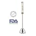 Astelli Push Whisk, Mixer And Milk Frother. The Perfect Cream Whipper and Miracle Egg Beater! Environmentally Friendly, Quality Kitchen Utensil for All Liquids!