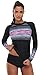 ATTRACO Women's Long Sleeve Rash Guard Shirt Athletic Swim Top Sun Shirt UPF 50+