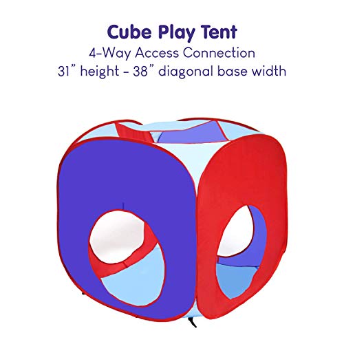 4 Playz+Playhouse+Tunnels+Basketball+Toddlers
