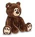 Bearington Collection Lil' Barnaby Chocolate Brown Plush Stuffed Animal Teddy Bear, 11.5 inches - Baby Toys - Teddy Bear Stuffed Animal