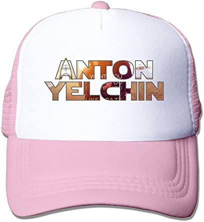 TIKE Unisex Adjustable Anton Yelchin Miss Want Chekov Trucker Cap Mesh Back Pink