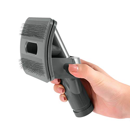Fashionlook Adjustable Durable Dog Pet Tool Brush Hair Fur Groom Grooming Animal Allergy Vacuum Cleaner ABS for Home Improvement