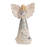Pavilion Gift Company 82416 Elements 70th Birthday May Today's Wishes Fill Your Life with Happiness 6 Inch Angel Figurine