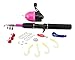 Fishing Gear Plus Pink Kids' Fishing Pole Starter Set for Girls