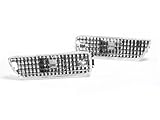99-05 VW Golf/Jetta MK4 Front Bumper Turn Signal Lights - Crystal Clear (1999 2000 2001 2002 2003 2004 2005)
