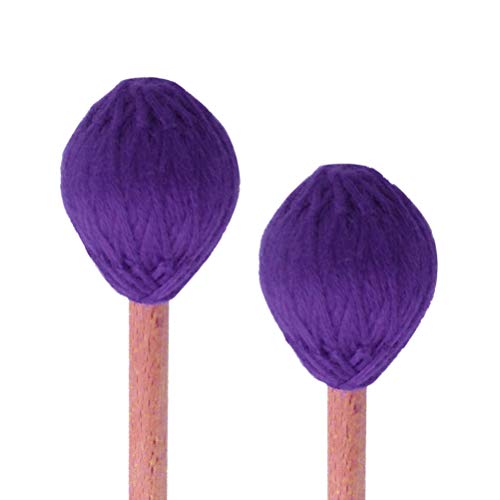 image for Marimba Mallets, Uspacific 1 Pair  Medium Hard Yarn With Beech Handle