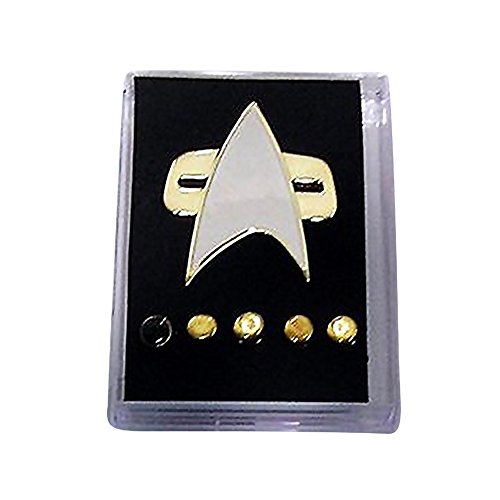 Star Trek Voyager Communicator Badge Pin Rank Pip Brooch