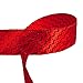Alonsoo Holiday Party Wired Christmas Ribbon Decorations, Assorted Organza Swirl Sheer Glitter Tulle Crafts Gift Wrapping Design Decorations 36 Yards (6 Roll x 6 yd) by 2.5 inch, White/Red…