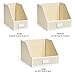 Great Useful Stuff Linen Closet Storage: Organize Bins for Sheets, Blankets, Towels, Wash Cloths, Bedding Sets, Duvet Covers, Pillowcases and More. 100% Brushed Cotton Twill (Large, Cream)