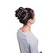 Scrunchy Updo Wavy Straight Hair Bun Clip Messy Donut, No Color, Size No Size