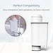 AQUA CREST Coffee Filter, Replacement for Brita® Intenza+® Water Filter Gaggia®, Philips®, Saeco®, CA6702/00, Intenza+® Water Filter, TÜV SÜD Certified (Pack of 2)