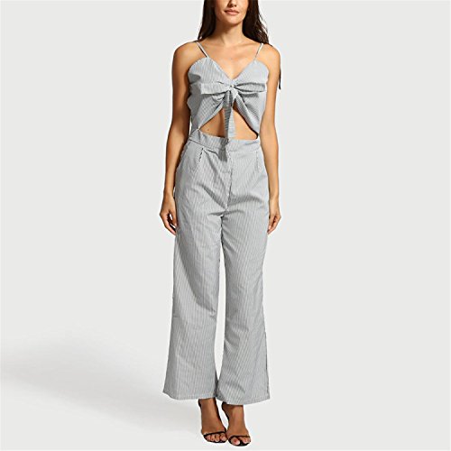 image for KESEELY 2018 Clearance Summer Romper Women Holiday Sleeveless Striped 