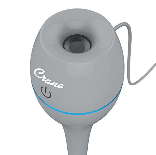 Crane USA Travel Cool Mist Humidifier, Grey - Thumbnail 2