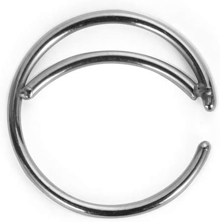 Stainless Steel Moon Nose Ring Hoop Indian Nose Ring Septum Ring Nose Jewelry Nose Piercing Small Nose Hoop