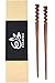 Natural Hair Pin Chopsticks - Pair of Spiral Hair Sticks for Women and Men - Hand Carved Wood Styling Pin Set - Fine Cut Spiral - 7.5 Inches Long