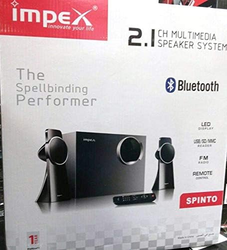 impex spinto 2.1 bluetooth speakers