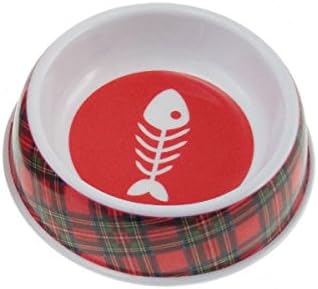 Tartan Cat Bowl