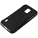 Galaxy S5 Active Case, [Black] Slim & Flexible Crystal Silicone TPU Skin Cover for Samsung Galaxy S5 Active