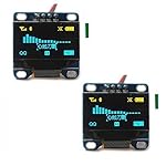 Diymall 0.96" Inch Yellow and Blue I2c IIC Serial 128x64 Oled LCD Oled LED Module for Arduino Display 51 Msp420 Stim32 SCR(Pack of 2pcs)