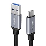 AUKEY USB C Cable 3ft, Type C to USB 3.0 Fast Charging Cable Braided for Samsung Galaxy Note 8 S8 S8+, LG G5 G6 V20, HTC 10 & More