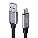 AUKEY USB C Cable 3ft Braided, USB 3.0 Type C Cable Fast Charge & Super-Speed Data Transfer for Samsung Galaxy Note 9 S9 Note 8 S8 S8+, LG V30 V20 G6 G5, HTC U11/10