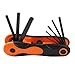 KSEIBI 201760 8-Piece Folding Allen Hex Key Wrench Set, SAE Size
