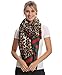 Women Lightweight Oversized Scarf Wrap - Colorful Bar Leopard Fashion Long Large Big Thin Soft Ladies Scarfs for Spring Summer Fall Winter, Ideal Christmas Gift CC Fashion Accessories