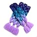 Braiding Hair 5Pcs/Lot Synthetic Hair Extensions Ombre Twist Braids Hair Extensions (24