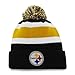 NFL Pittsburgh Steelers Men's Breakaway Knit Cap, One Size, Black