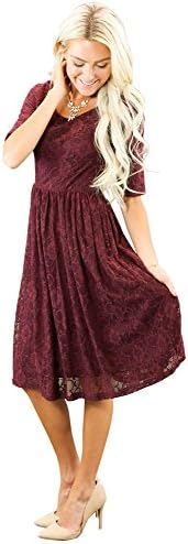Mikarose Emmy Modest Lace Dress