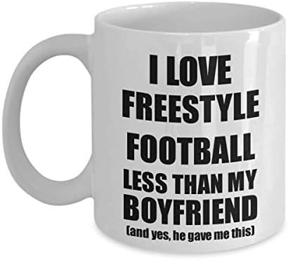 Freestyle Football Girlfriend Mug Funny Valentine Gift Idea For My Gf From Boyfriend I Love Coffee Tea Cup