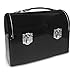 Plain Metal Dome Lunch Box - Black