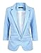 Wenxuan Women's Boyfriend Blazer Tailored Suit Coat Jacket