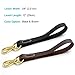 FAIRWIN Leather Short Dog Leash 12