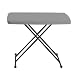Iceberg 65491 IndestrucTable TOO 1200 Series Resin Personal Folding Table 30 x 20 Charcoal