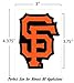 Wakuma, SF Giants Vinyl Decal Sticker Set. 2.6 x 3.5 inch 5 Pack