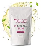 TEAZ SLIM-28 Days F-Burn Tea | For Women & Men | Traditional Active Herbal Complex | 85g-3oz Loose Leaf | Without Additives | 100% Natural Dietary Supplement | Vegan & Gluten-Free